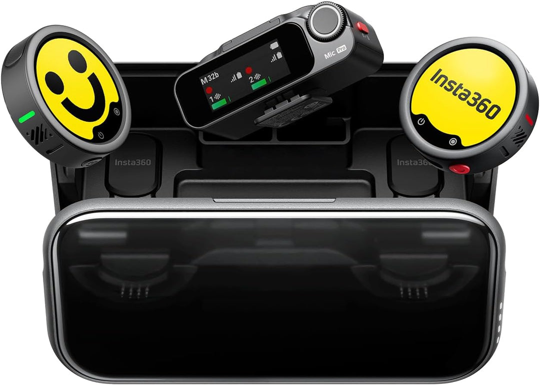 Insta360 Mic Pro Transmisor, Mini Micrófono Lavalier Inalámbrico pa...