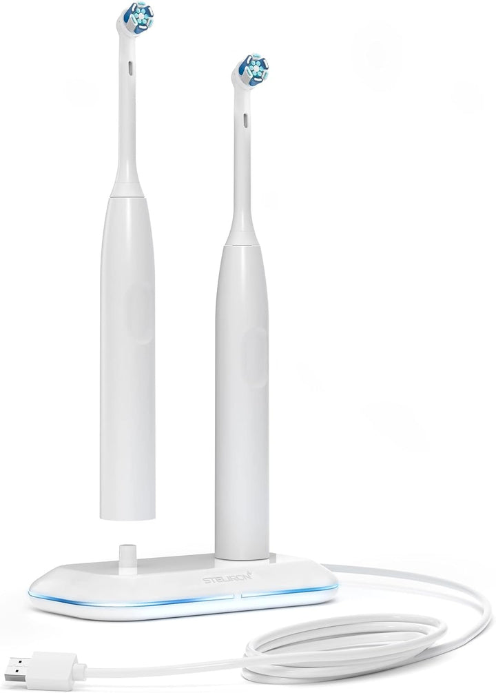 Galvanox Cargador de cepillo de dientes dual 2 en 1 compatible con...