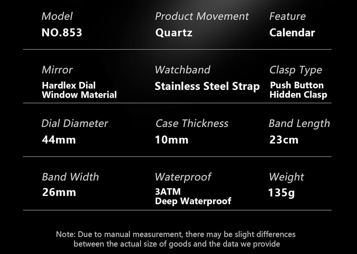 Poedagar Relojes de cuarzo para hombre, de moda, cuadrado, clásico, impermeable, luminoso, fecha, semana, acero inoxidable, reloj de pulsera para hombre