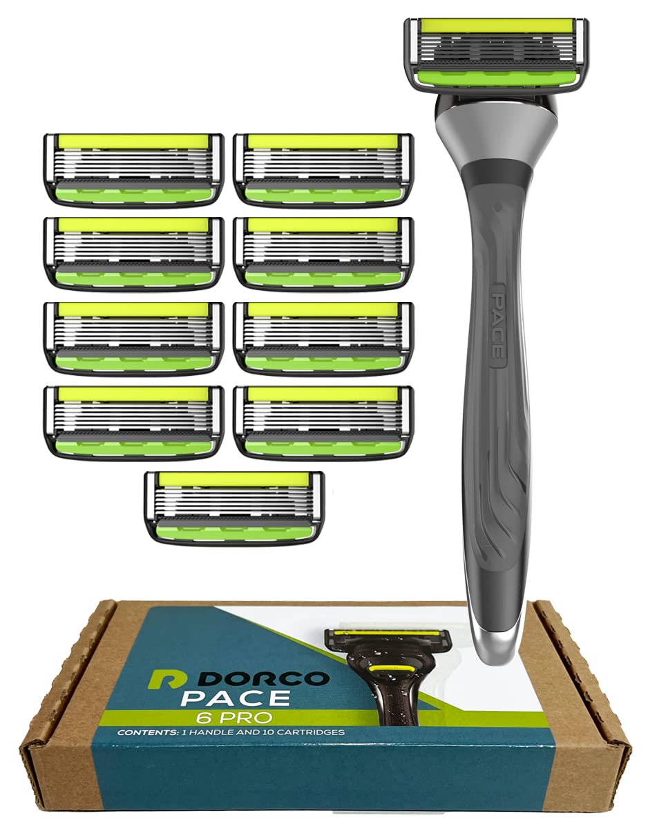 Dorco Pace 6 Pro - Sistema de maquinilla de afeitar de seis cuchill...