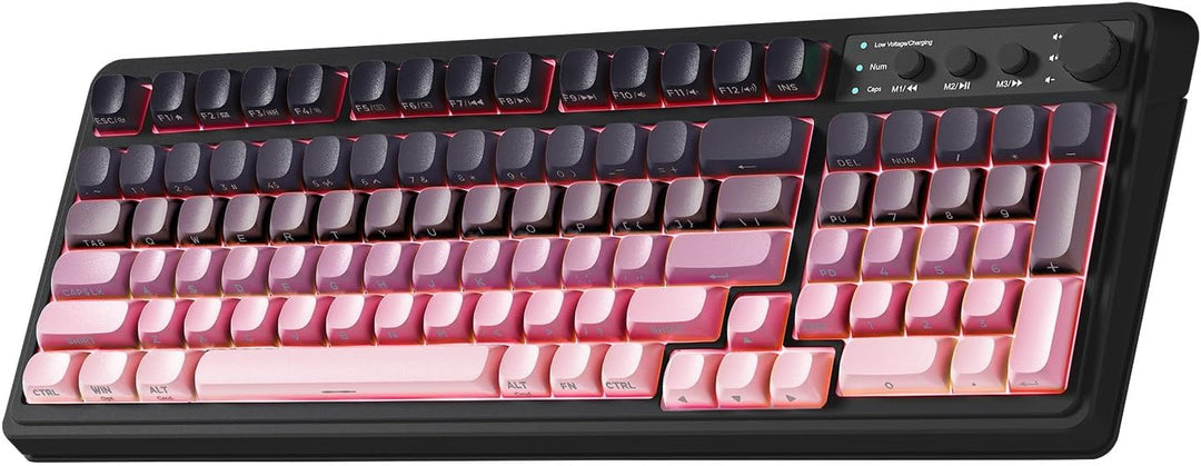 AULA Teclado S99, teclado inalámbrico para juegos, Bluetooth, ergon...