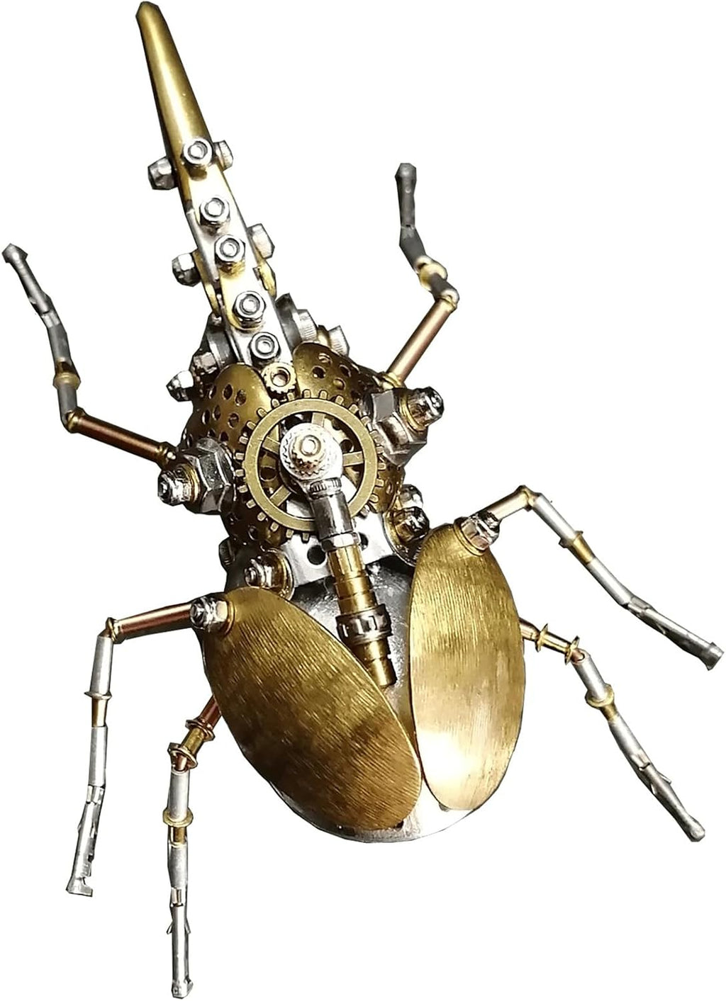 Steampunk - Rompecabezas de metal 3D mecánico de rinoceronte, escarabajo, insecto, más de 160 piezas, de 2 a 3 horas, decoración de escritorio, regalo de Navidad y cumpleaños para hombres y adultos padre (Aristoloquia)