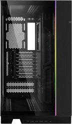 Lian Li Dynamic EVO XL - Hasta 280mm E-ATX Placa base - Tiras de iluminación ARGB, O11 EVO XL Negro