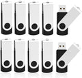 KOOTION Paquete de 10 unidades flash de 4 GB USB 2.0 de 4 GB