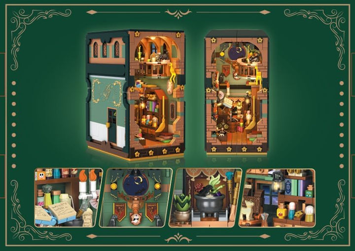 Magic Potion House Booknook - Juego de construcción con