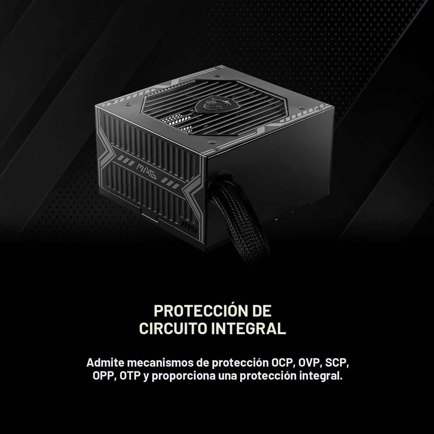 MSI MAG A650BN, fuente de alimentación compacta no modular de 650 W...
