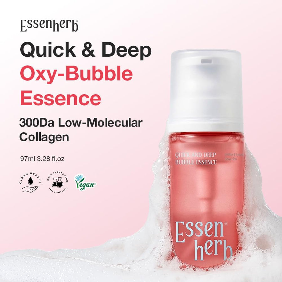 Essenherb Quick &amp; Deep Oxy-Bubble Essence | Suero reafirmante y...