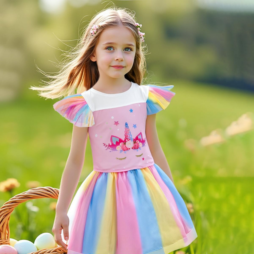 Meland Vestido de princesa - Ropa de vestir para niñas con juguetes...