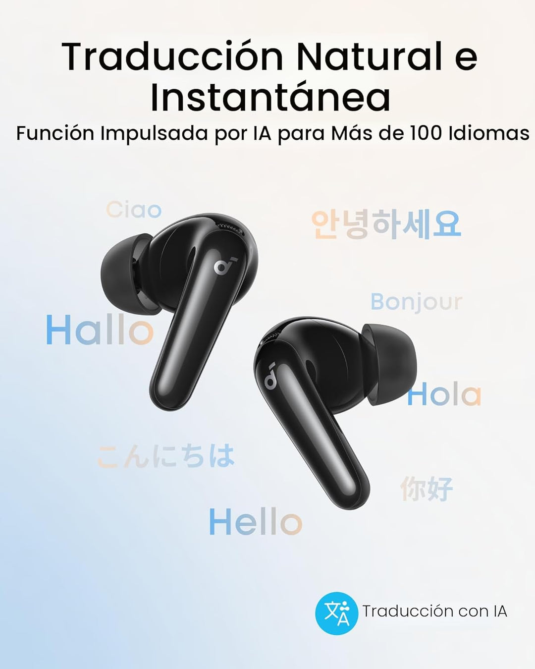 Soundcore P31i de Anker, Cancelación de Ruido Adaptativa en Tiempo...