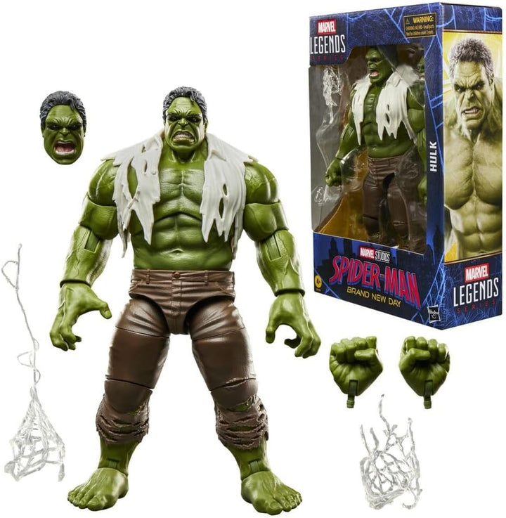 Marvel Legends Series Hulk, Spider-Man: Brand New Day - Juego de fi...