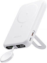 Cargador portátil magnético para iPhone y Apple Watch, banco de ene...