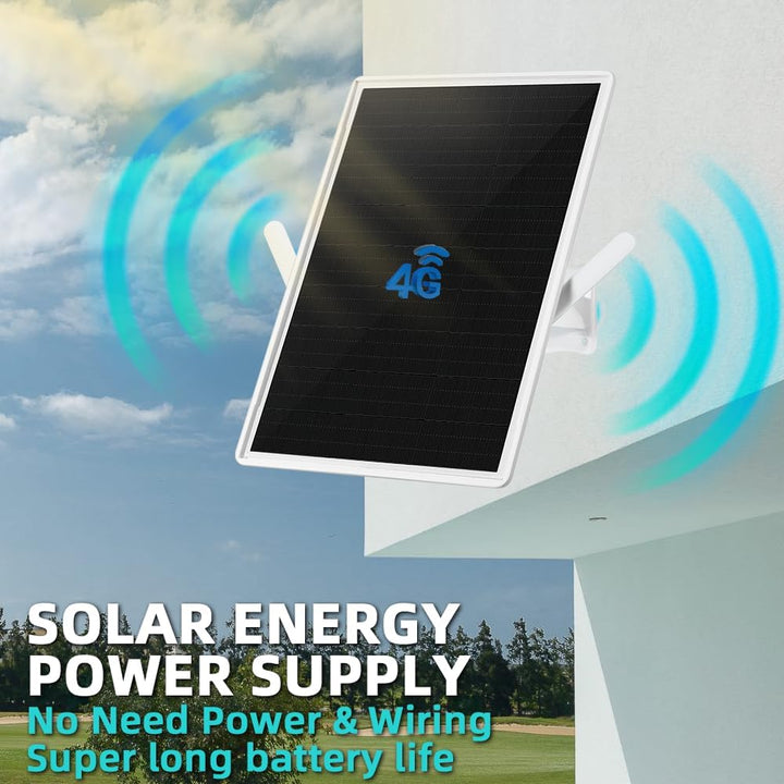 LCLCTEK Enrutador de módem 4G LTE alimentado por energía solar de h...