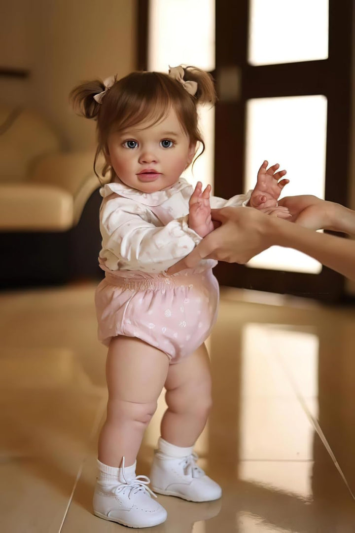 TERABITHIA - Muñecas Reborn de 26 pulgadas con cuerpo suave y acoge...