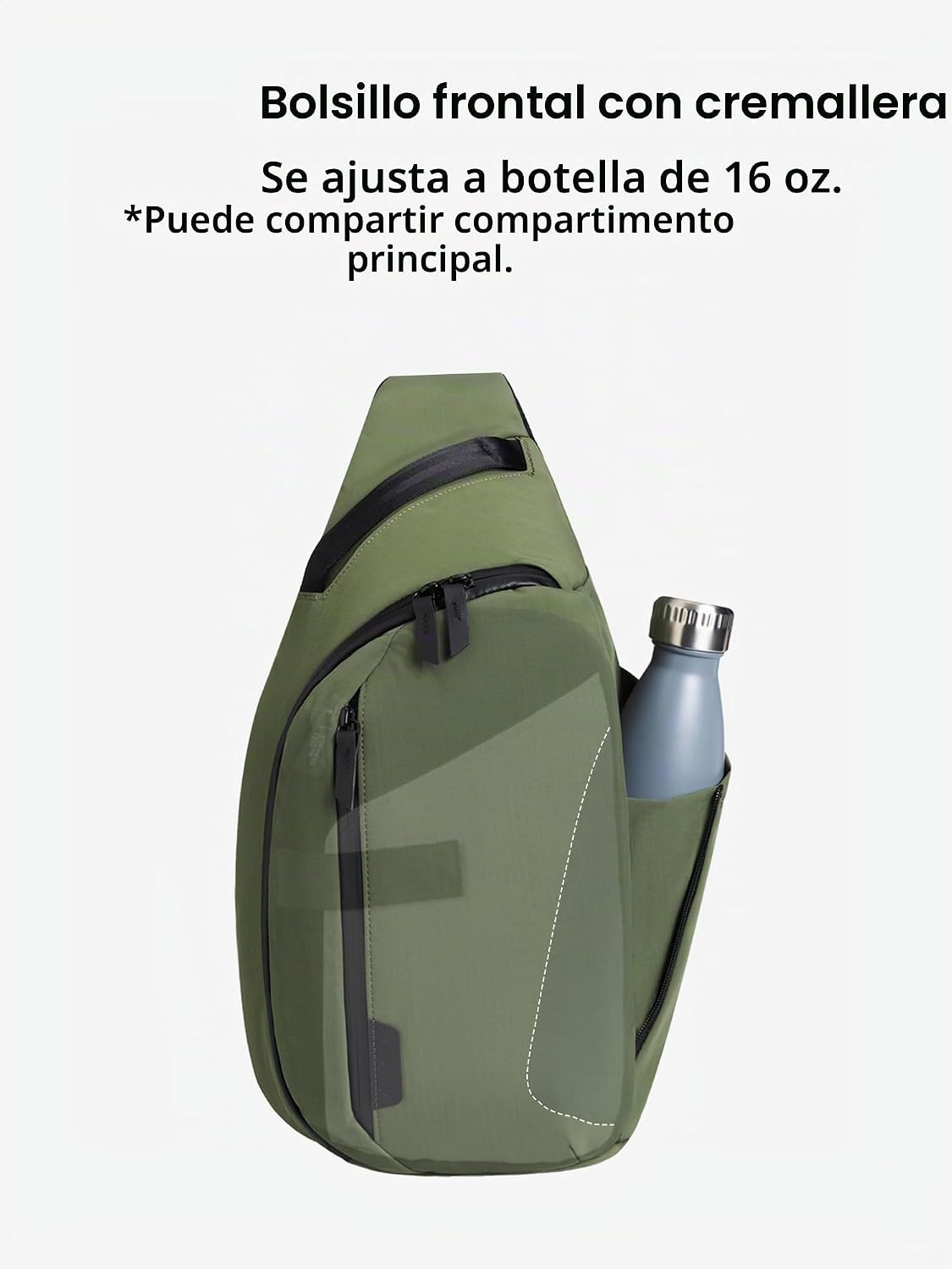 ALPAKA Metro Crossbody Hombro Derecho 7.5L - Bolso cruzado para hombre, mochila bandolera - Se adapta a tablet de 11 pulgadas - Un solo hombro