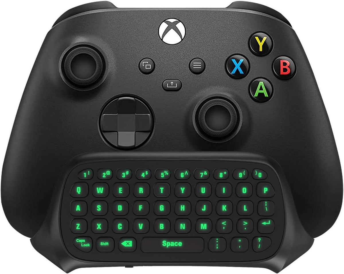 TiMOVO Teclado retroiluminado verde para control de juegos Xbox, negro