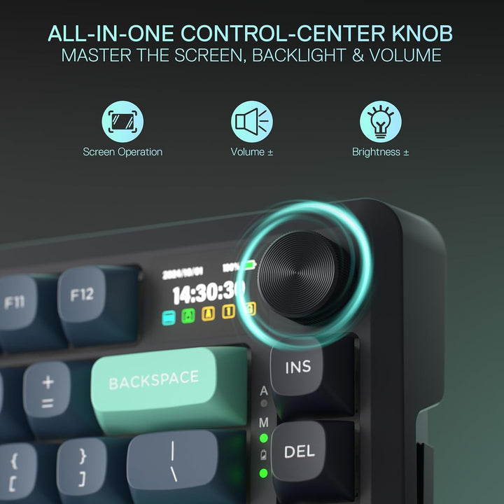 Redragon K724 PRO Teclado inalámbrico para juegos con junta con pan...