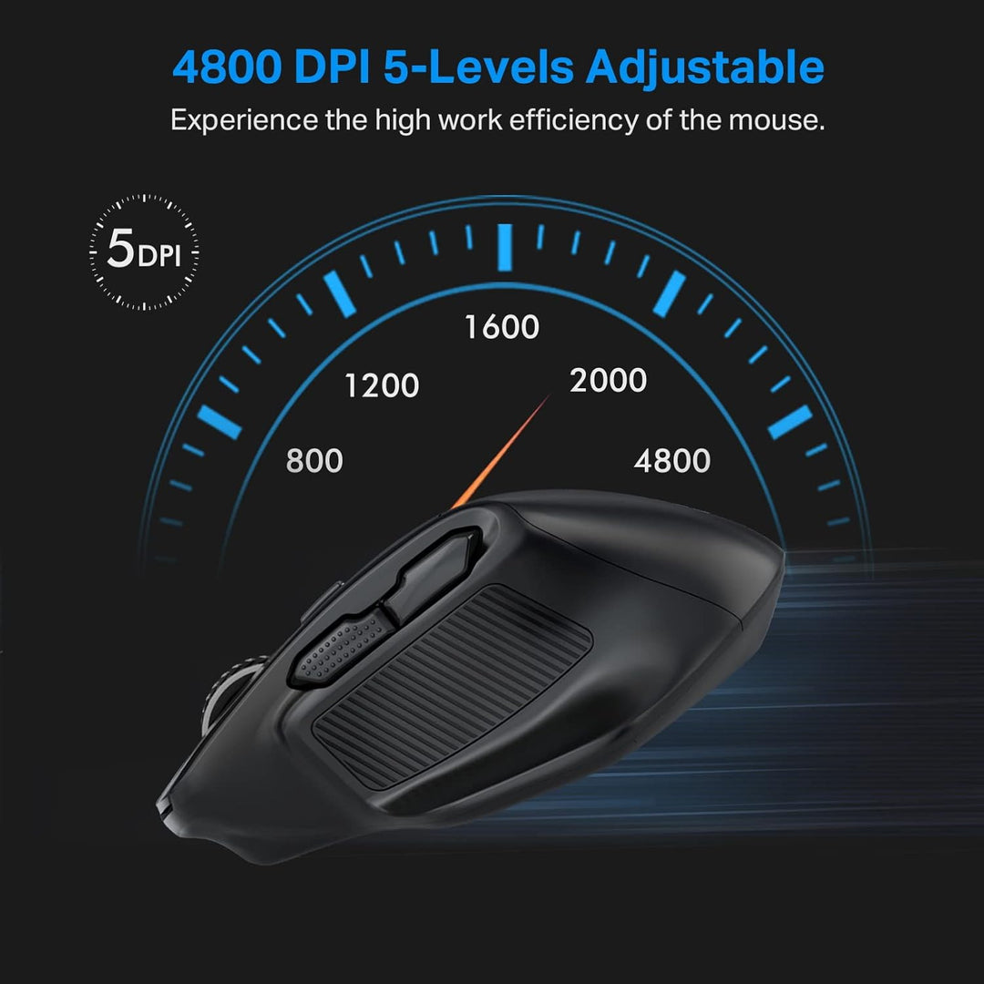 E-YOOSO - Mouse inalámbrico grande para manos grandes, X-31, USB in...