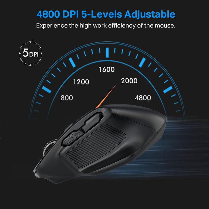 E-YOOSO - Mouse inalámbrico grande para manos grandes, X-31, USB in...