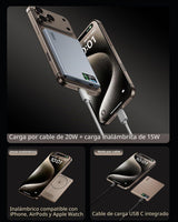 [Paquete de 2] Cargador portátil magnético para iPhone, 0.3 pulgada...