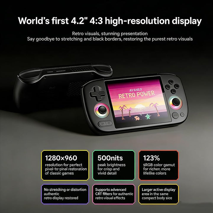 AYANEO Pocket AIR Mini [Xinput Vibration] -4.2 pulgadas 1280x960 (r...