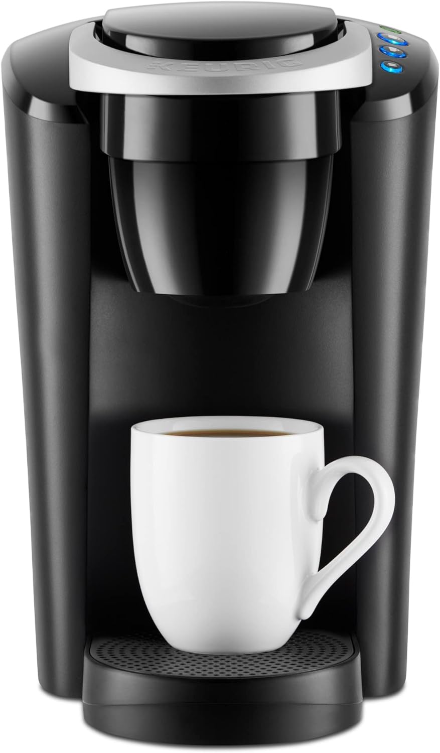 Keurig K-Compact - Cafetera de cápsulas K-Cup de una sola porción, con 3 tamaños de preparación, función Smart Start, depósito extraíble de 36 onzas, negro
