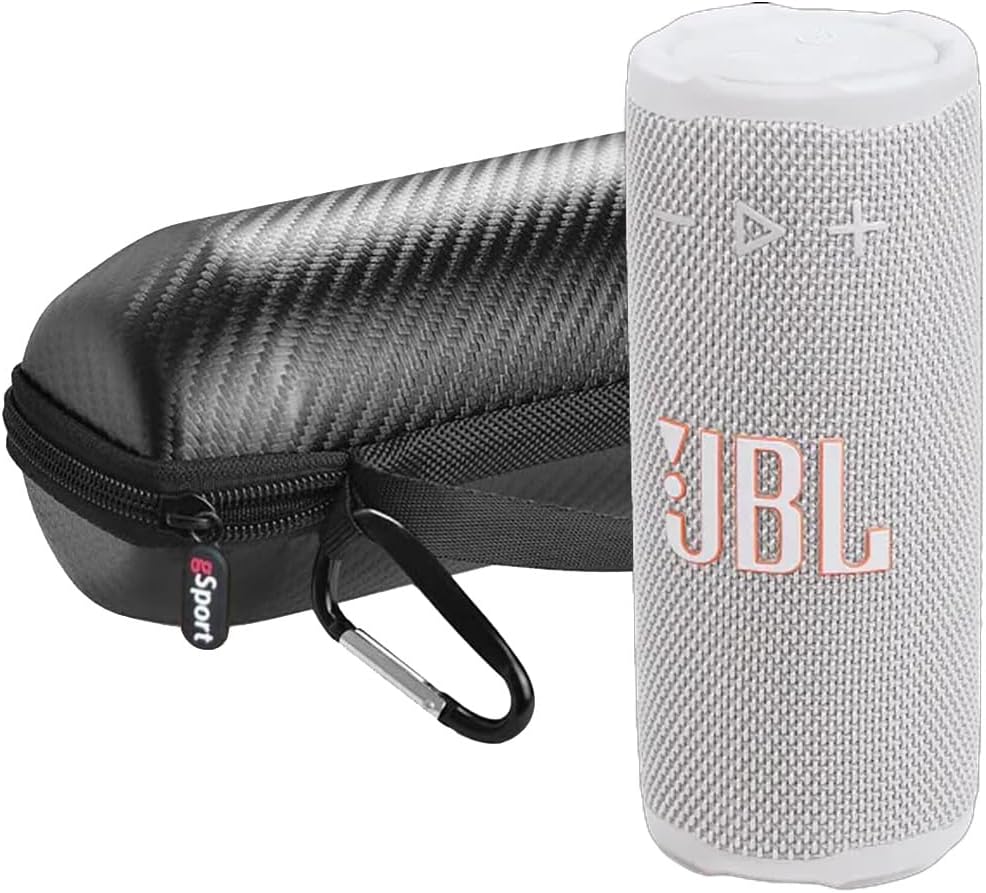 JBL Paquete de altavoz Bluetooth portátil compacto Grip con funda g...