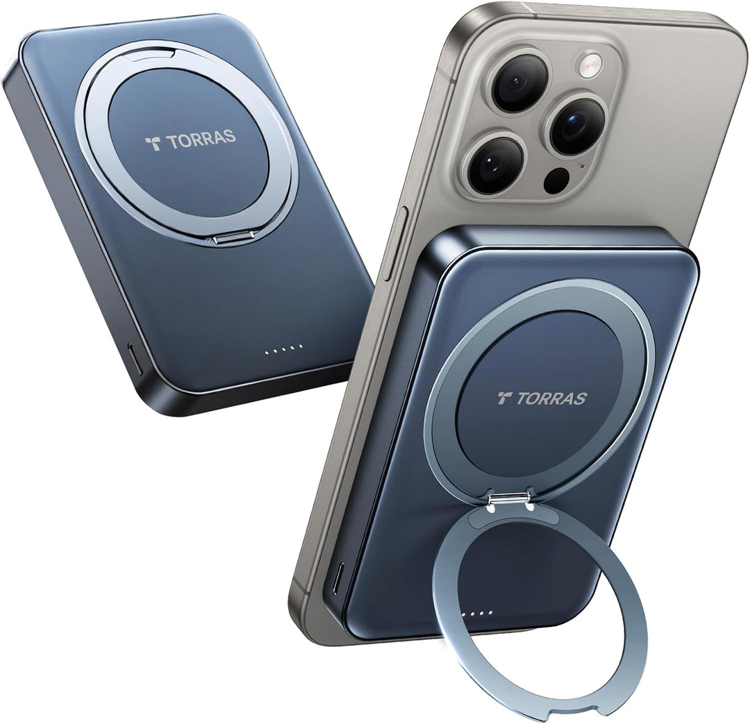 TORRAS - Cargador portátil compatible con MagSafe de 10,000 mAh, ce...