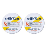 Duke Cannon Best Damn - Bálsamo para barba para hombre, lata premiu...
