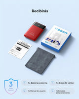 VEGER Cargador portátil de carga rápida 10000mAh 22,5W con cables i...