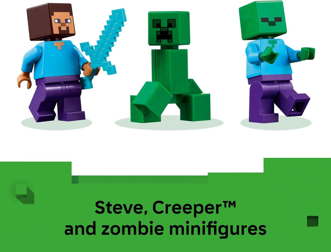 LEGO - Juguete de Minecraft de la casa de TNT en la jungla