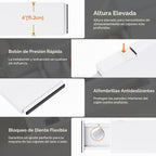 Lifewit Divisores de cajones mejorados de 6 pulgadas de alto
