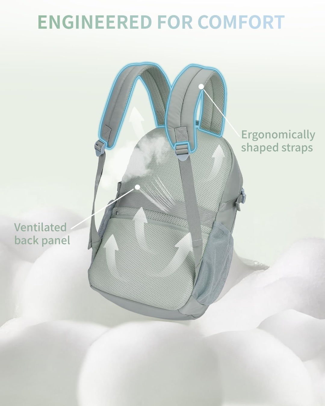 ECOHUB Mochila de viaje para mujeres, para portátil de 17.3 pulgada...