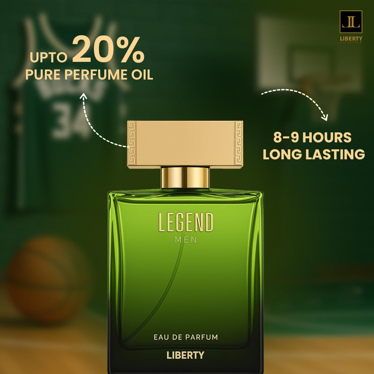 Liberty Legend Eau de Parfum para hombre, perfume de larga duración...
