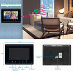 Video Intercom System, Monitor de 7 Pulgadas Conectado por cable, Kit de Puerta con Timbre y Cámara
