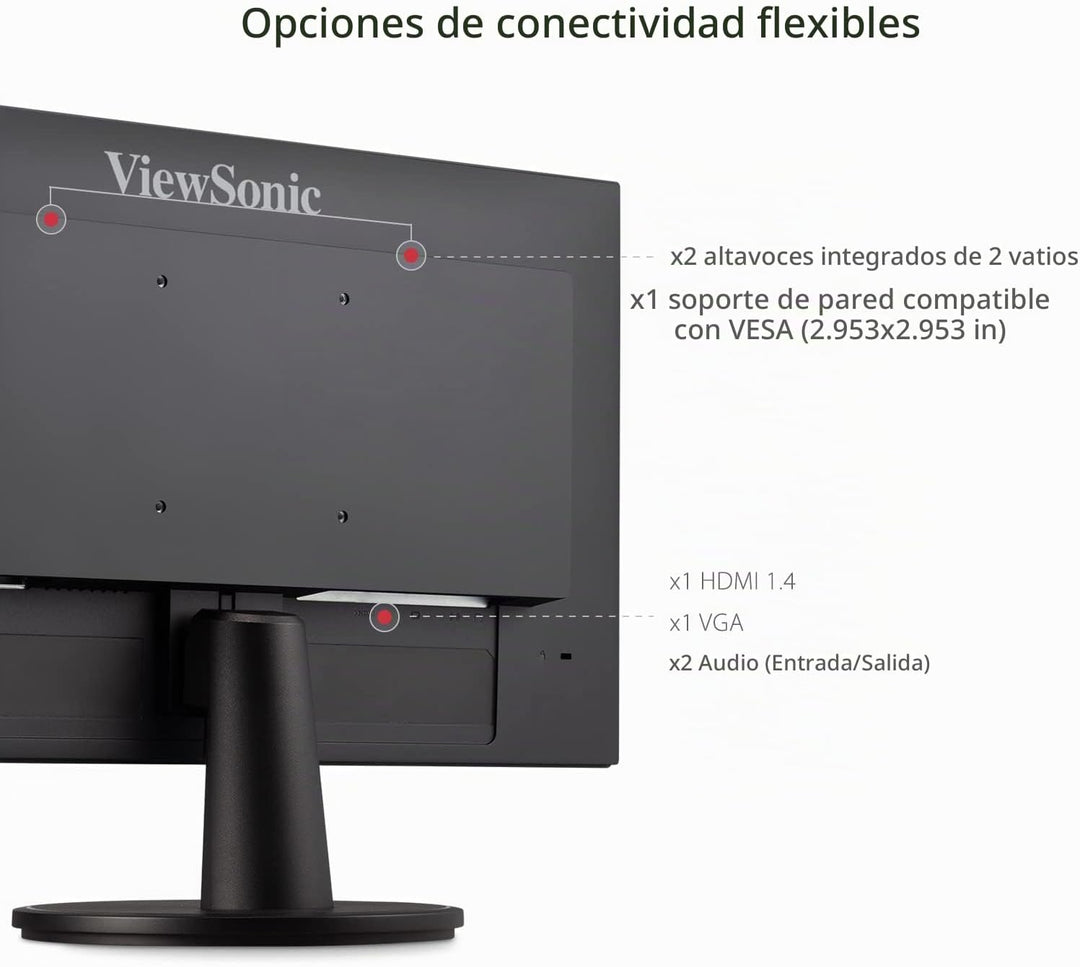 ViewSonic VS2247-MH Monitor de 22 pulgadas 1080p con 100Hz, FreeSyn...