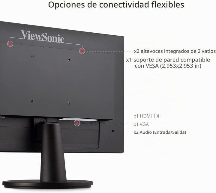ViewSonic VS2247-MH Monitor de 22 pulgadas 1080p con 100Hz, FreeSyn...