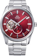 Orient Reloj de vestir semi-esqueleto (automático/de cuerda manual) con cristal de zafiro
