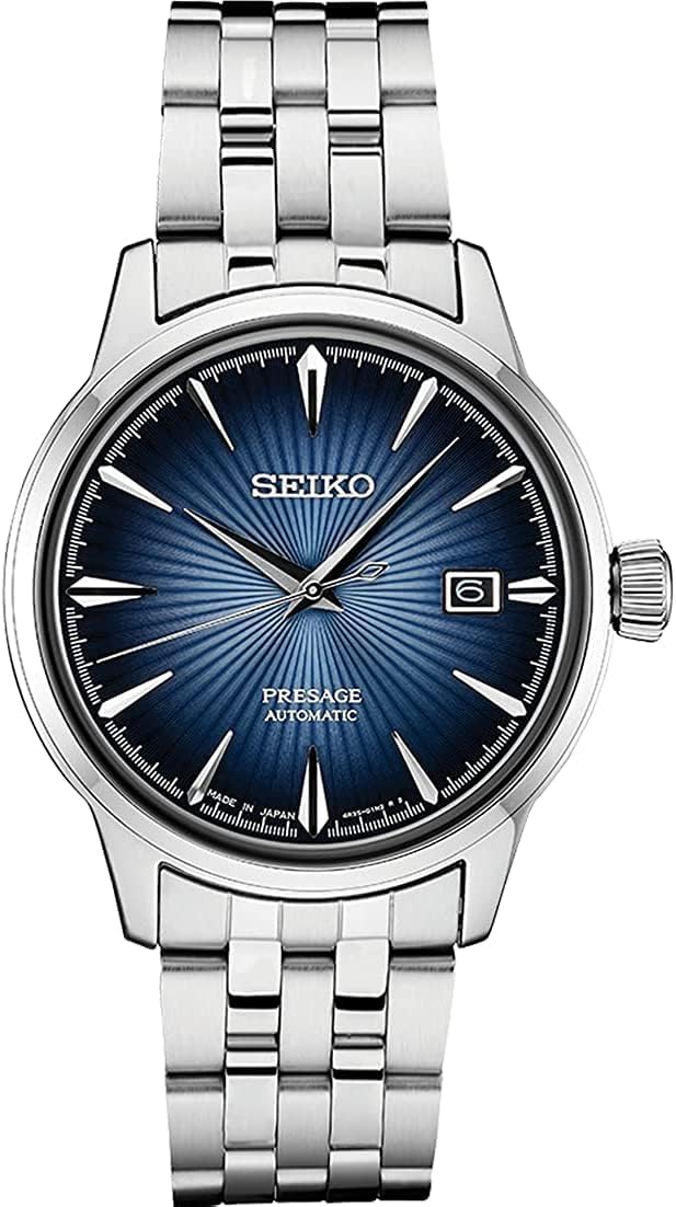 Reloj automático SEIKO para hombre - Presage Cocktail Time - Esfera con patrón