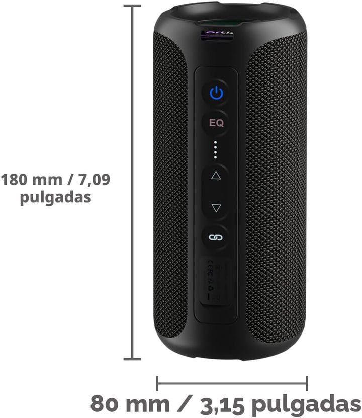 Ortizan Altavoz Bluetooth portátil inalámbrico (2.ª generación), so...
