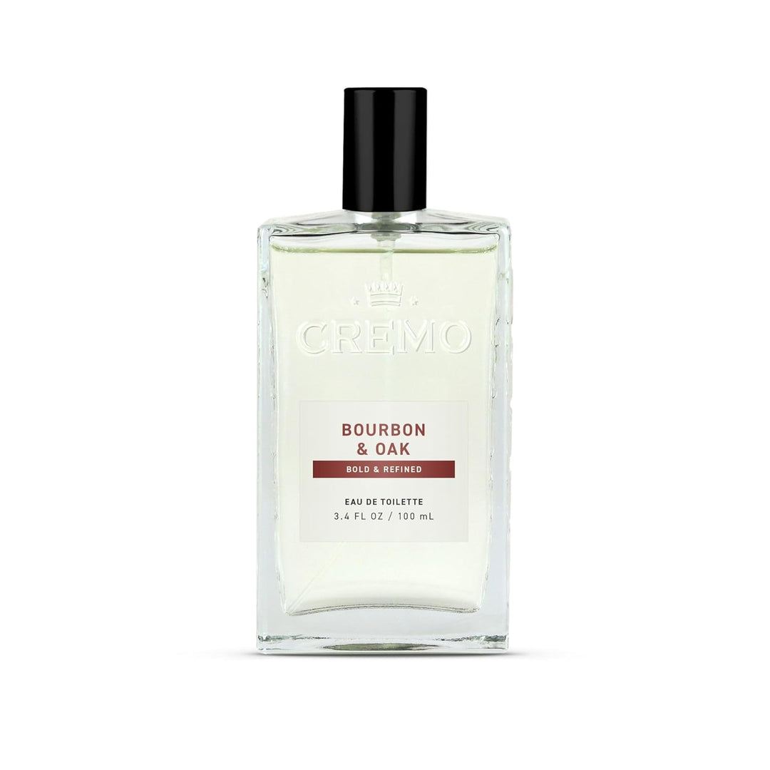 Cremo Cologne For Men Bourbon &amp; Oak - Spray de colonia para hom...