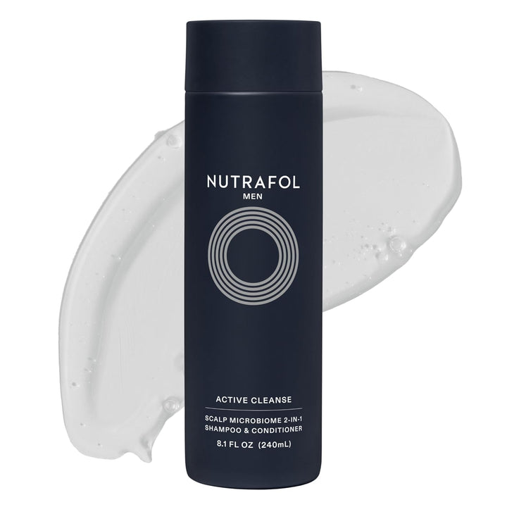 Nutrafol Champú y acondicionador 2 en 1 para hombres, limpia, hidra...