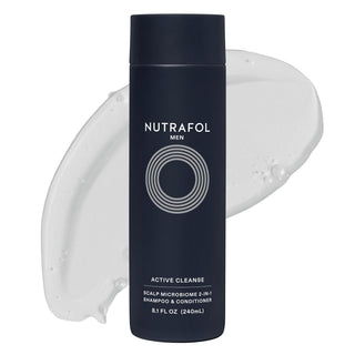 Nutrafol Champú y acondicionador 2 en 1 para hombres, limpia, hidra...