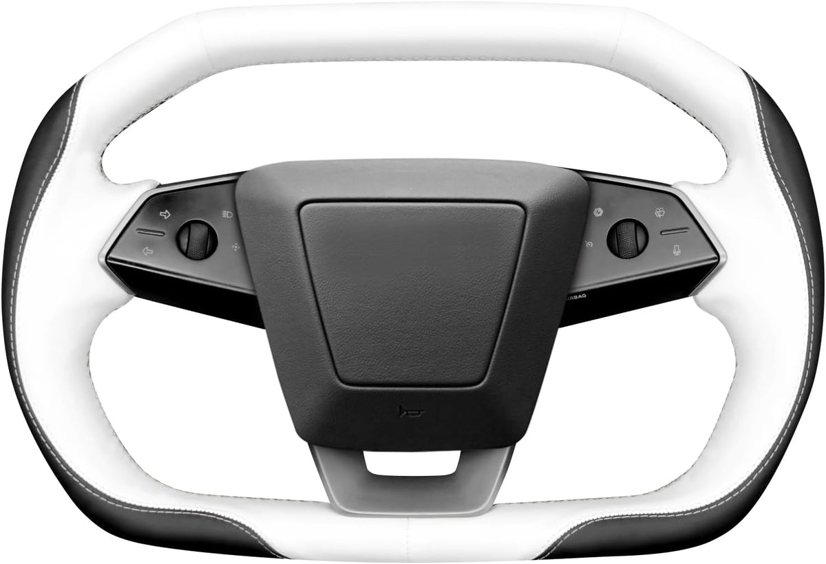 MEWANT Stitch On - Funda para volante de ajuste personalizado para Tesla