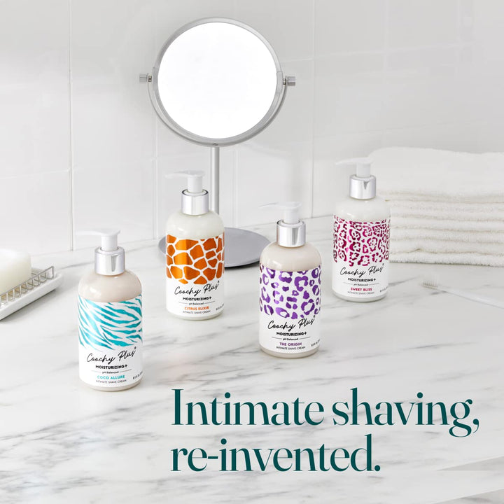 Kit completo de afeitado íntimo IntiMD Coochy Plus - Coco Allure y...