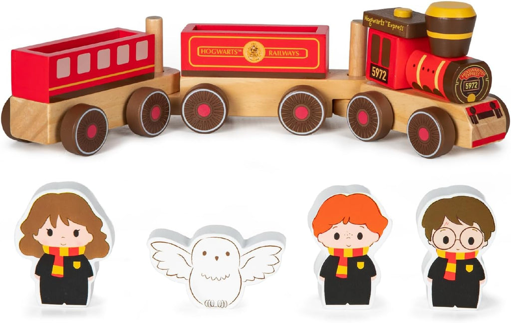 KIDS PREFERRED Harry Potter Hogwarts Express - Juego de tren de madera