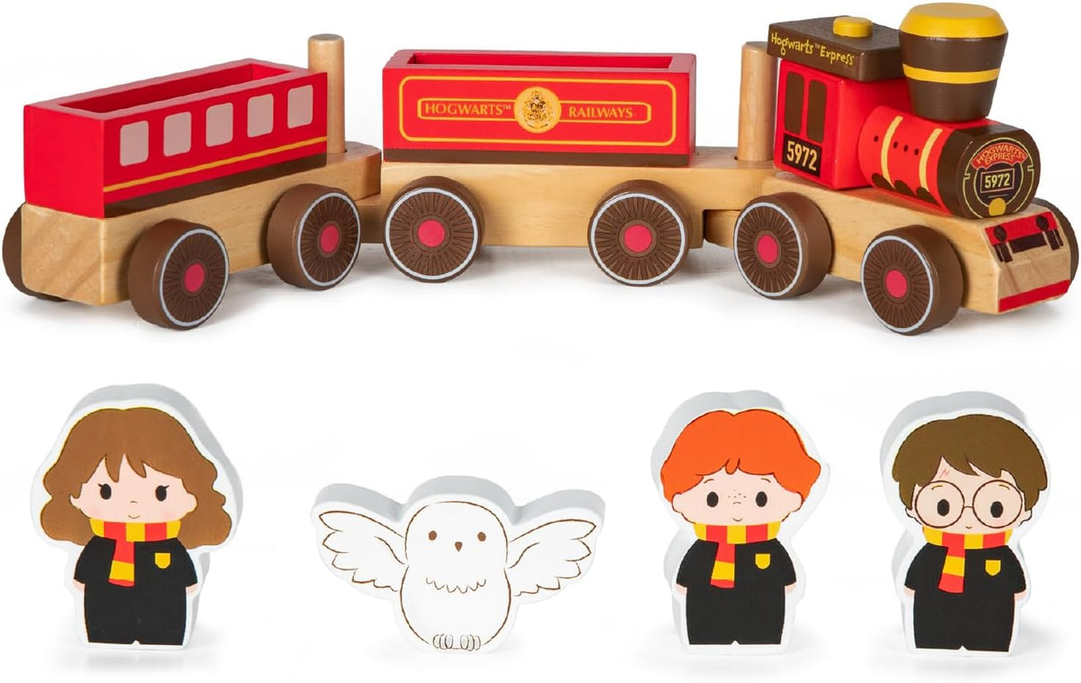 KIDS PREFERRED Harry Potter Hogwarts Express - Juego de tren de madera