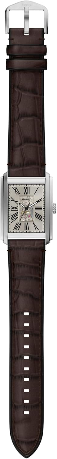 Fossil Carraway Reloj automático con esfera beige ME3272
