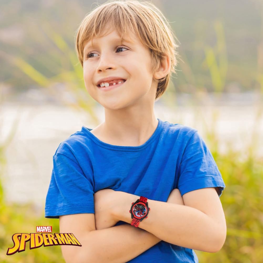 Marvel Spider-Man Kids Watches \u2013 Digital Display, Interactive...