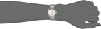 Casio #LTP1308D-4AV Reloj analógico de acero inoxidable con esfera rosa y fecha para mujer