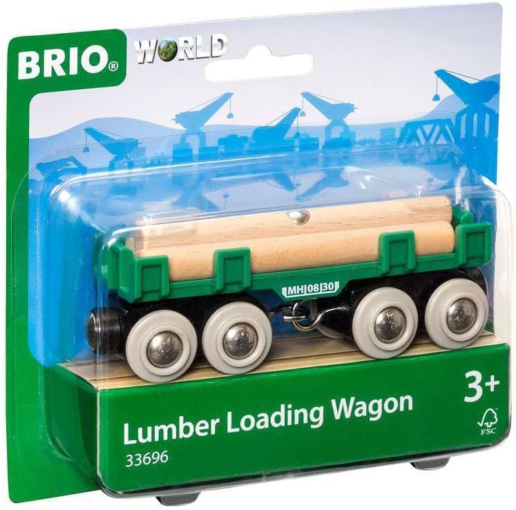 BRIO World - 33696 - Carro de carga de madera Juego de